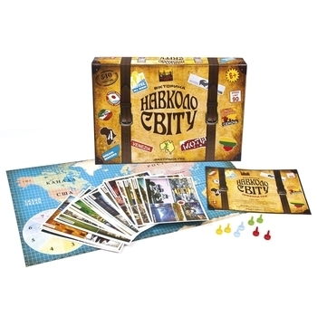 Настільна гра Dream Makers Board Games Навколо світу (1202_UA) - Pampik - 2