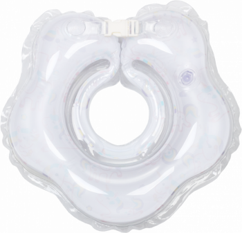 Круг для купания с погремушкой KinderenOK Единорог, белый (204238) - Pampik - 5