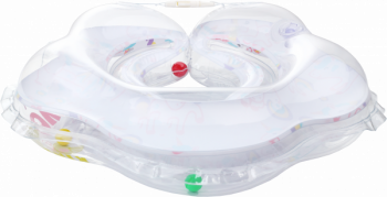 Круг для купания с погремушкой KinderenOK Единорог, белый (204238) - Pampik - 4