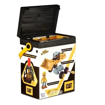 Ігровий набір Funrise Колісний навантажувач CAT Machine Maker, 20 см (80905F) - Pampik - 6