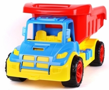 Іграшка ТехноК Самоскид Атлант, жовтий з червоним (1011) - Pampik