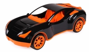 Іграшка ТехноК Автомобіль, чорний з помаранчевим (6139) - Pampik