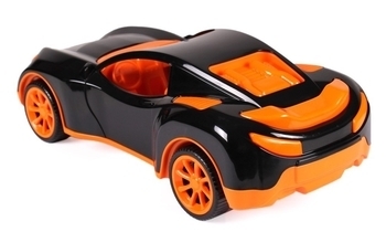 Іграшка ТехноК Автомобіль, чорний з помаранчевим (6139) - Pampik - 2