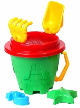 Набір для піску ТехноК Замок, зелений (2278) - Pampik