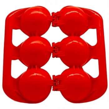 Сніжколіп For Fun потрійний, червоний (WSP170006) - Pampik - 2