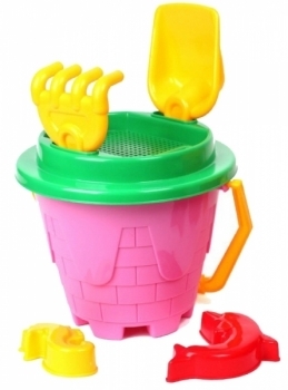 Набір для піску ТехноК Замок, рожевий (2278) - Pampik