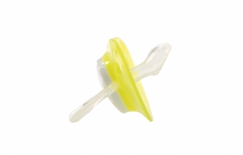 Пустушка силіконова ортодонтична Baby Team, 0 +, жовтий (3001) - Pampik - 2