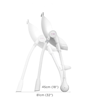 Стільчик для годування Oribel Cocoon, сірий з білим (OR203-90006) - Pampik - 3