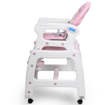 Стільчик-трансформер для годування Bambi M 1563-8-1, рожевий (21664) - Pampik - 4