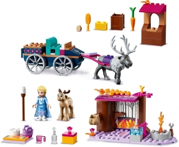 Конструктор LEGO Disney Princess Frozen 2 Дорожні пригоди Ельзи, 116 деталей (41166) - Pampik - 13
