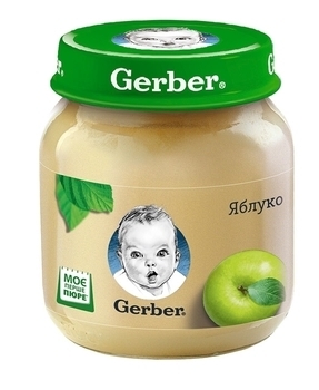 Пюре Gerber Яблуко, 130 г - Pampik