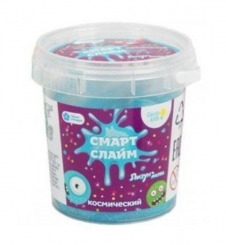 Игрушечная масса для лепки Genio Kids Лизун-мялка, голубой (SLI02-3) - Pampik