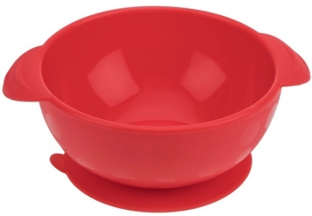 Силиконовая глубокая тарелка Nuby, розовый (5488pnk) - Pampik