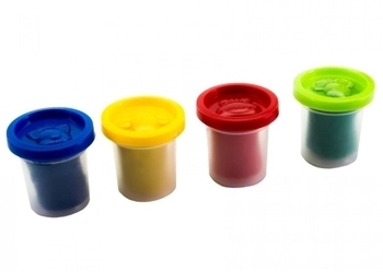 Набор для детской лепки Genio Kids Тесто-пластилин светящийся в темноте (TA1021V) - Pampik - 2