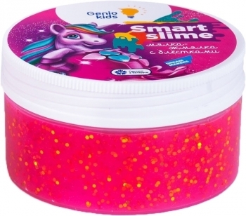 Игрушечная масса для лепки Genio Kids Мялка-жмялка, розовый (SLI04-1) - Pampik