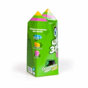 Легкий пластилін Genio Kids Чака-Зака, зелений (TA1790-4) - Pampik - 2