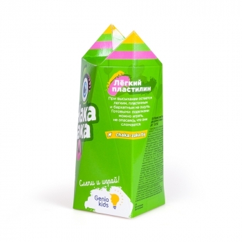 Легкий пластилін Genio Kids Чака-Зака, зелений (TA1790-4) - Pampik - 4