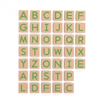 Набор Viga Toys Магнитные буквы заглавные, 40 шт. (50588) - Pampik