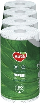 Тришаровий туалетний папір Ruta Selecta Premium, 8 рулонів - Pampik - 2