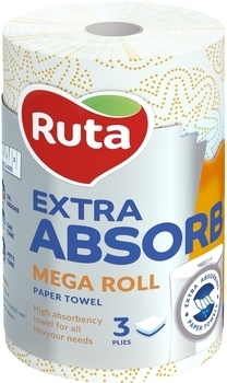 Паперові рушники Ruta Extra Absorb, 1 шт. - Pampik