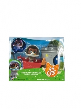 Ігровий набір 44 Cats Космо з транспортним засобом (34155) - Pampik