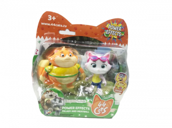 Набір фігурок 44 Cats Суперсили, 2 фігурки Фрикаделі і Міледі (34114) - Pampik