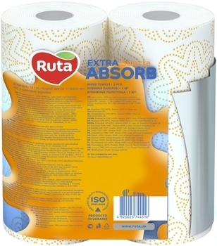 Паперові рушники Ruta Extra Absorb, 2 рулони - Pampik - 3