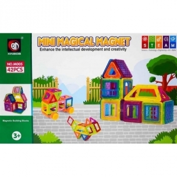 Магнітний конструктор Qunxing Toys, 42 елемента (M005) - Pampik