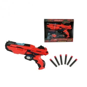 Іграшкова зброя Qunxing Toys Бластер 6-зарядний (FJ833) - Pampik - 2