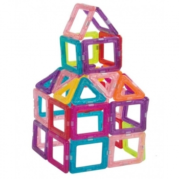 Магнитный конструктор Qunxing Toys, 58 элементов (M058) - Pampik - 3