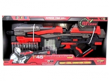 Игрушечное оружие Qunxing Toys Бластер 10-зарядный (FJ821) - Pampik - 2