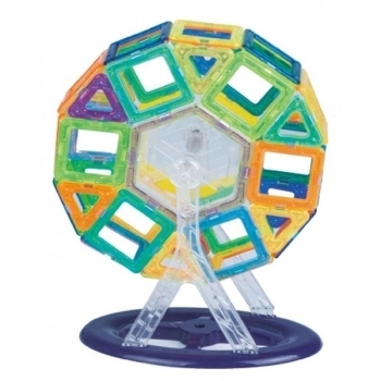 Магнитный конструктор Qunxing Toys, 58 элементов (M058) - Pampik - 4