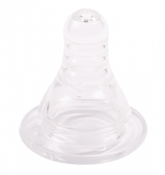 Соска силіконова Курносики, кругла, розмір L, від 6 міс. (7031 L) - Pampik