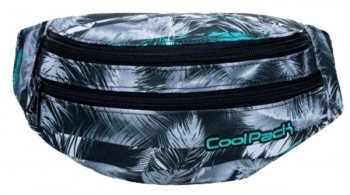 

Сумка-бананка Coolpack Madison Palm Trees Mint, серый с бирюзовым (B64004