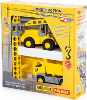 Ігровий набір Polesie Будівельна техніка Агат (57150) - Pampik