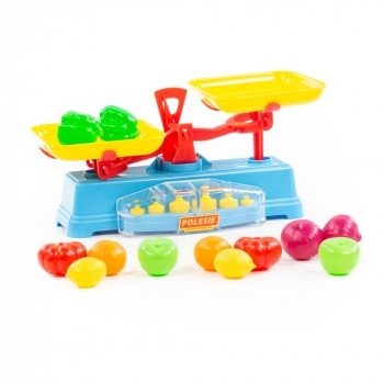 Игровой набор Polesie Весы с продуктами, 12 элементов (53787) - Pampik - 3