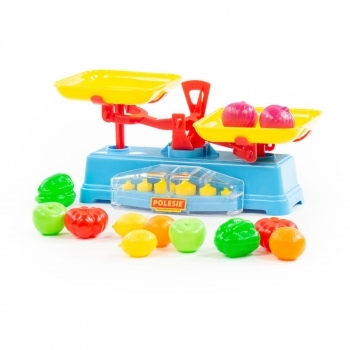 Игровой набор Polesie Весы с продуктами, 12 элементов (53787) - Pampik - 4