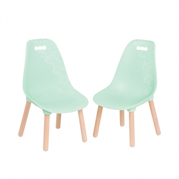 Набір дитячих стільчиків Battat Kid century modern, м'ятний (BX1634Z) - Pampik