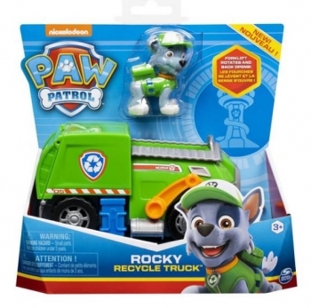 Ігровий набір Spin Master Щенячий патруль Базовий автомобіль з водієм Роккі (SM16775/9948) - Pampik - 5