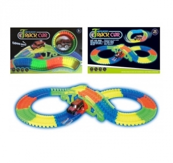 Ігровий набір Maya Toys Машинка з гоночним треком (7203) - Pampik