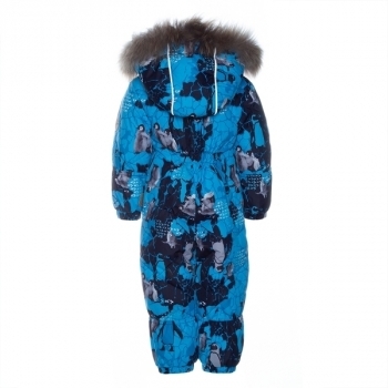 Комбинезон Huppa Beata 1, р.92, голубой с принтом (31930155-93636-092) - Pampik - 4