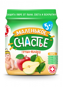 Подарок! Пюре Маленькое счастье 90 г. - Pampik