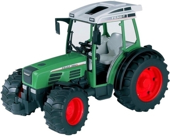 Трактор Bruder Fendt 209 S з причепом, 24 см (02104) - Pampik