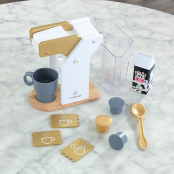 Игровой набор KidKraft Кофеварка Modern Metallics (53538) - Pampik - 2