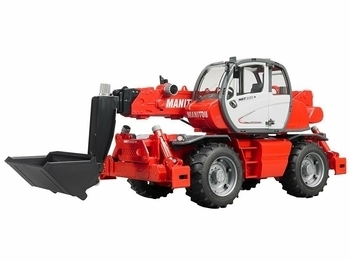 Дорожній навантажувач із телескопічною стрілою Bruder MRT 2150 з аксесуарами, 53 см (02129) - Pampik