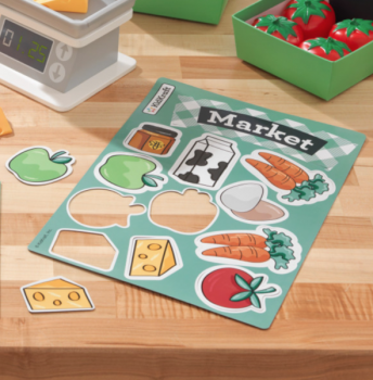 Ігровий набір KidKraft Farmer's Market Play Pack Для супермаркетів (53540) - Pampik - 5