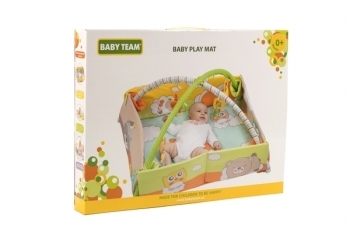 Развивающий коврик Baby Team, с дугами и бортиками (8566) - Pampik - 5