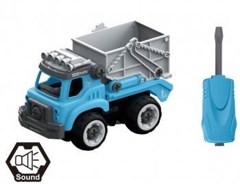 Конструктор DIY Spatial Creativity Самоскид, блакитний (CJ-1379190) - Pampik - 2