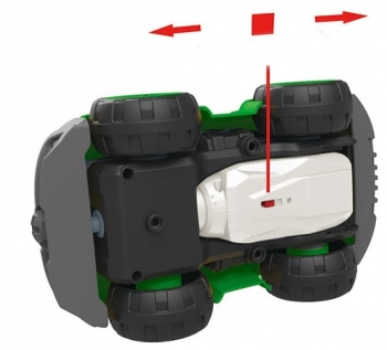Конструктор DIY Spatial Creativity Поліцейська машина, зелений (CJ-1365123) - Pampik - 2