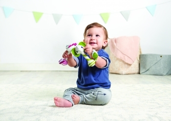 Іграшка-брязкальце Tiny Love Слоненя Сем, білий з зеленим (1177000458) - Pampik - 6